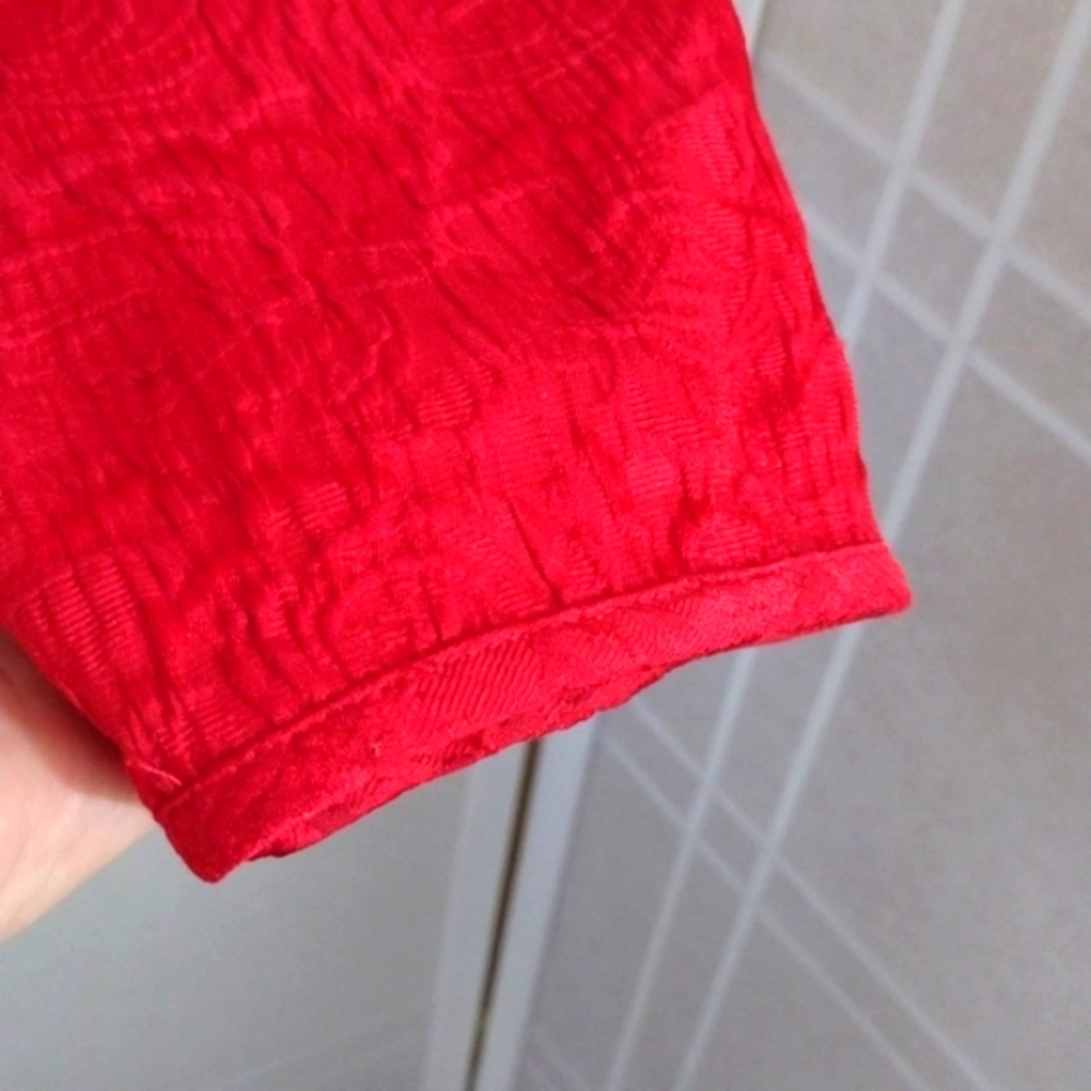 Chico's red jacket L - Picture 3 of 9